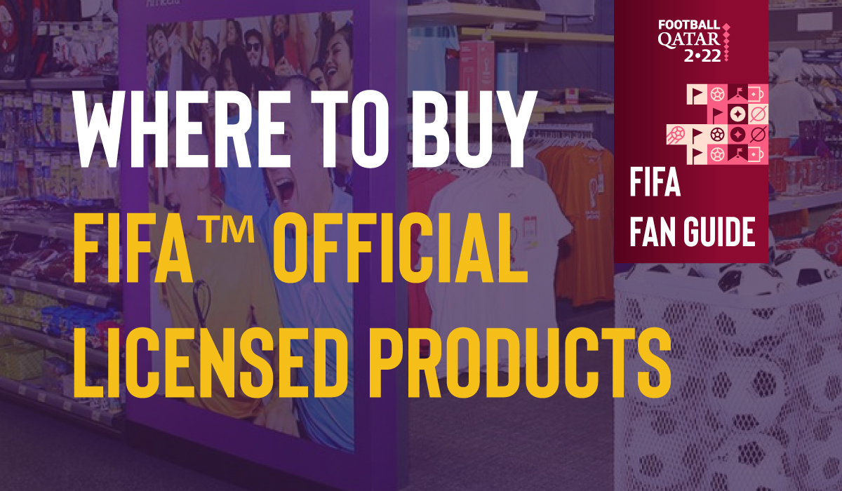 Where to Buy FIFA World Cup Official Licensed Products